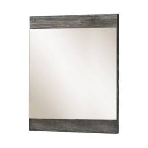 Begonia 24"W x 3/4"D Driftwood Gray Framed Mirror