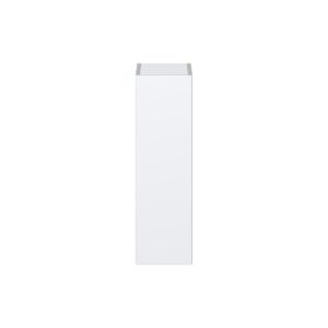 Lily Bright White  Slab Assembled Wall  Cabinet with Full High Door (9 in. W x 30 in. H x 14 in. D)