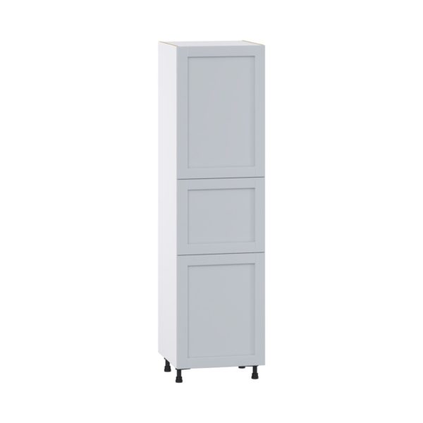 Sea Holly Light Gray  Shaker Assembled Pantry  Cabinet with 5 Shelves (24 in. W x 89.5 in. H x 24 in. D)