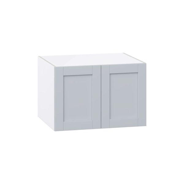 Sea Holly Light Gray  Shaker Assembled Deep Wall Bridge Cabinet (30 in. W x 20 in. H x 24 in. D)