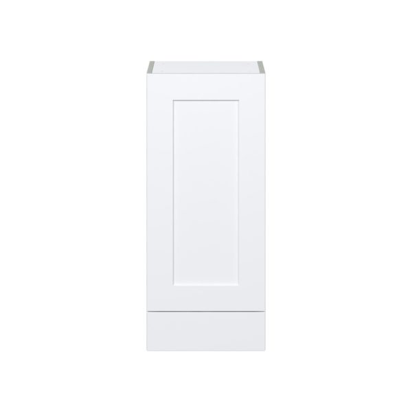 Jasmine Painted Warm White  Shaker Assembled Wall  Cabinet with a Door and a 5 in. Drawer (15 in. W x 35 in. H x 14 in. D)