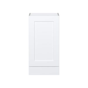 Jasmine Painted Warm White  Shaker Assembled Wall  Cabinet with a Door and a 5 in. Drawer (18 in. W x 35 in. H x 14 in. D)