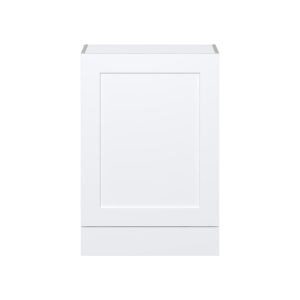 Jasmine Painted Warm White  Shaker Assembled Wall  Cabinet with a Door and a 5 in. Drawer (24 in. W x 35 in. H x 14 in. D)