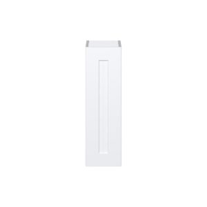 Jasmine Painted Warm White  Shaker Assembled Wall  Cabinet with Full High Door (9 in. W x 30 in. H x 14 in. D)