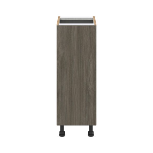 Cordyline Textured Slab Walnut Assembled Base Cabinet with a Full High Door (12 in. W x 34.5 in. H x 24 in. D)