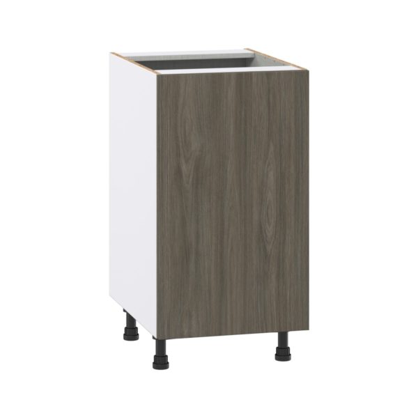 Cordyline Textured Slab Walnut Assembled Base Cabinet with a Full High Door (18 in. W x 34.5 in. H x 24 in. D)