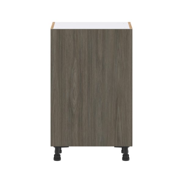 Cordyline Textured Slab Walnut Assembled Shallow Base Cabinet with a Full High Door (21 in. W x 34.5 in. H x 14 in. D)