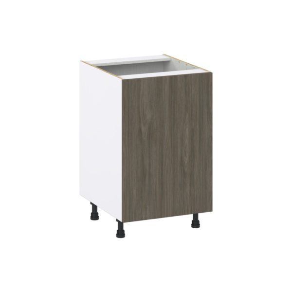 Cordyline Textured Slab Walnut Assembled Base Cabinet with 1 Full High Door and 3 Inner Drawers (21 in. W X 34.5 in. H X 24 in. D)