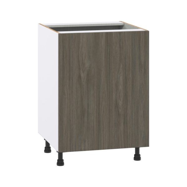 Cordyline Textured Slab Walnut Assembled Base Cabinet with a Full High Door (24 in. W x 34.5 in. H x 24 in. D)