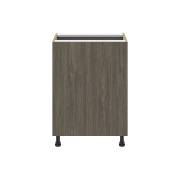 Cordyline Textured Slab Walnut Assembled Base Cabinet with a Full High Door and 3 Inner Drawers (24 in. W x 34.5 in. H x 24 in. D)