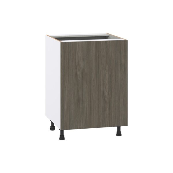 Cordyline Textured Slab Walnut Assembled Base Cabinet with a Full High Door and 3 Inner Drawers (24 in. W x 34.5 in. H x 24 in. D)