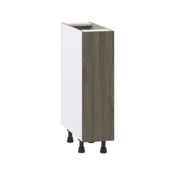 Cordyline Textured Slab Walnut Assembled Base Cabinet with a Full High Door (9 in. W x 34.5 in. H x 24 in. D)