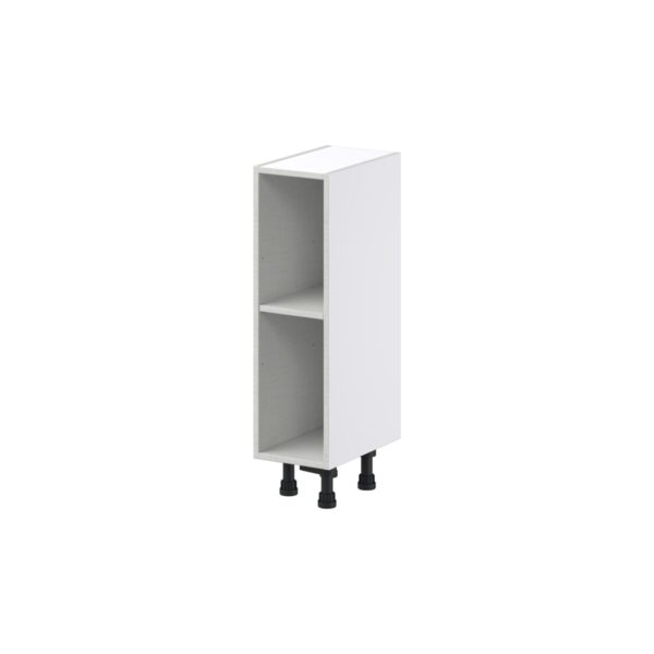 Magnolia Painted Bright White Base Open Shelf 9 in. W X 34.5 in. H X 14 in. D