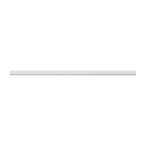 Bright White 3.75 in. W x 96 in. D x 3 in. H Crown Moulding with Cleat