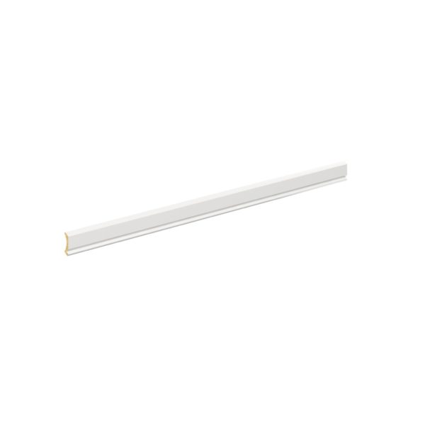 Bright White 3.75 in. W x 96 in. D x 3 in. H Crown Moulding with Cleat