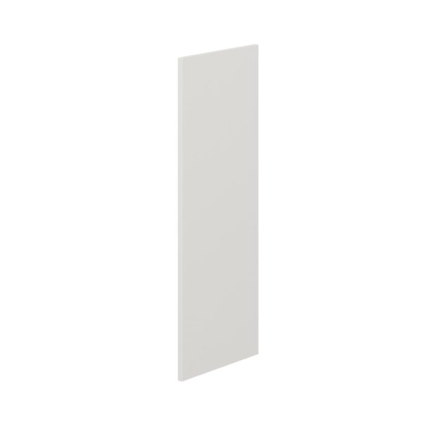 0.75 in. W x 14 in. D x 37.5 in. H  Light Gray Wall End Panel