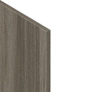 Cordyline Texmel Slab Walnut 14 in. W x 96 in. H x 0.63 in. D Tall End Panel