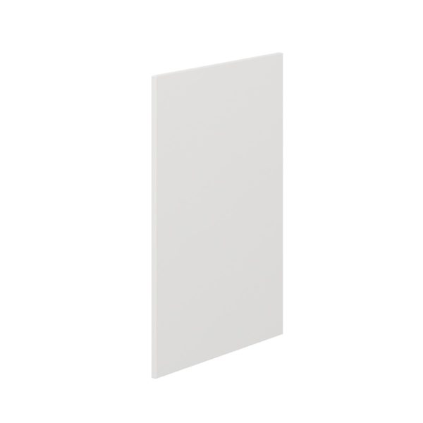 34.5 in. W x 24 in. H x 0.75 in.D  Bright White Base End Panel