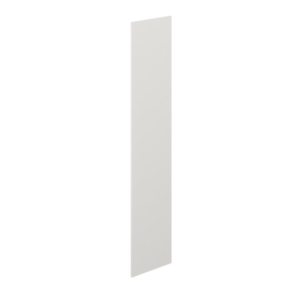 0.75 in. W x 96 in. H x 24 in. D   Light Gray  Tall End Panel