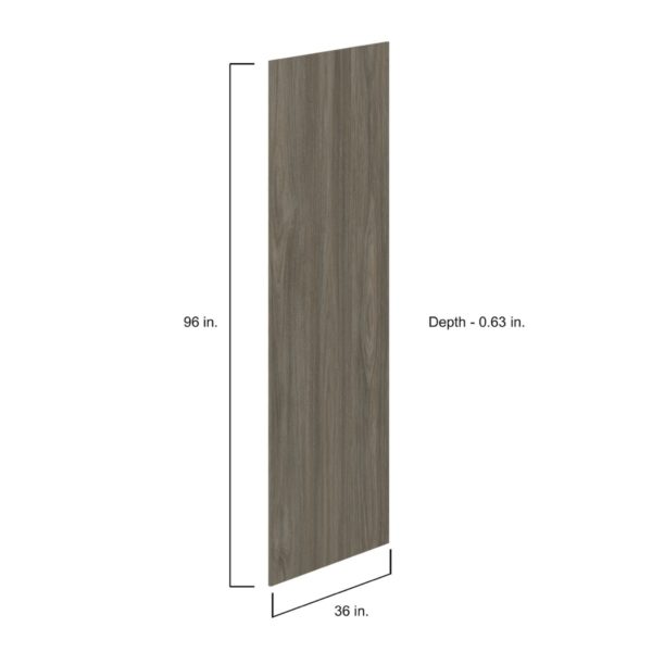 36 in. W x 96 in. H x 0.63 in. D Cordyline Texmel Slab Island/Fridge End Panel