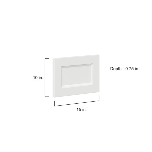 Magnolia Painted Bright White Recessed 15 x 10 x 0.75 in. Drawer Front