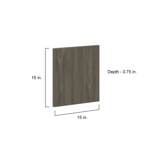 Cordyline Textured Slab Walnut15 x 15 x 0.75 in. Drawer Front