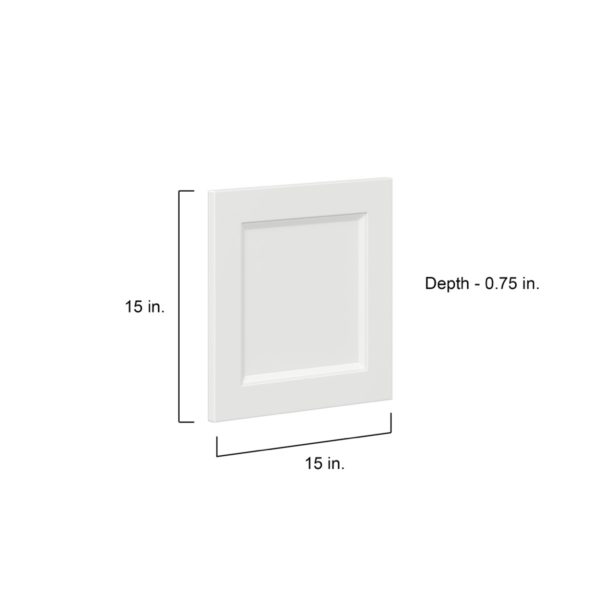 Magnolia Painted Bright White Recessed 15 x 15 x 0.75 in. Drawer Front