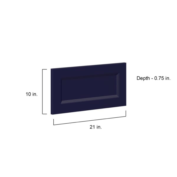 Camellia Painted Midnight Blue Recessed 21 x 10 x 0.75 in. Drawer Front