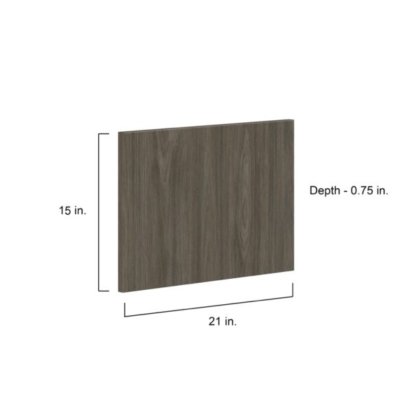 Cordyline Textured Slab Walnut21 x 15 x 0.75 in. Drawer Front