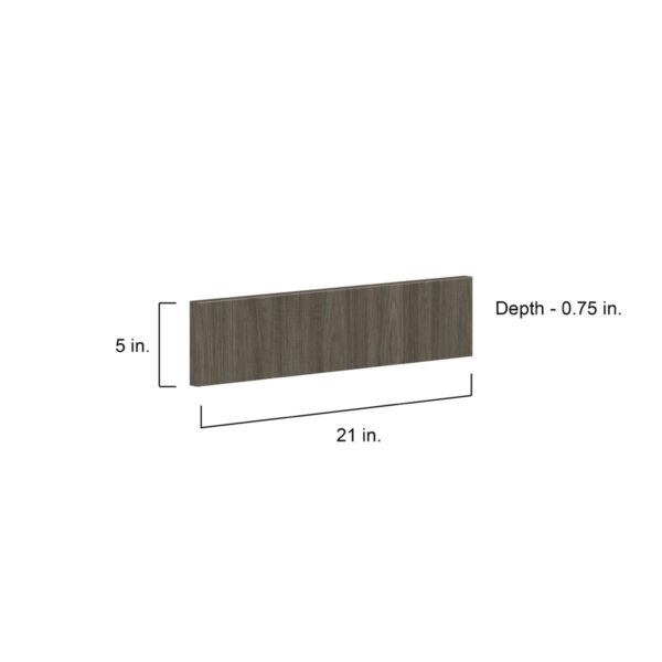 Cordyline Texmel Slab Walnut Slab 21x5x0.75 in. Drawer Front