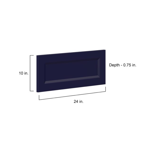 Camellia Painted Midnight Blue Recessed 24 x 10 x 0.75 in. Drawer Front