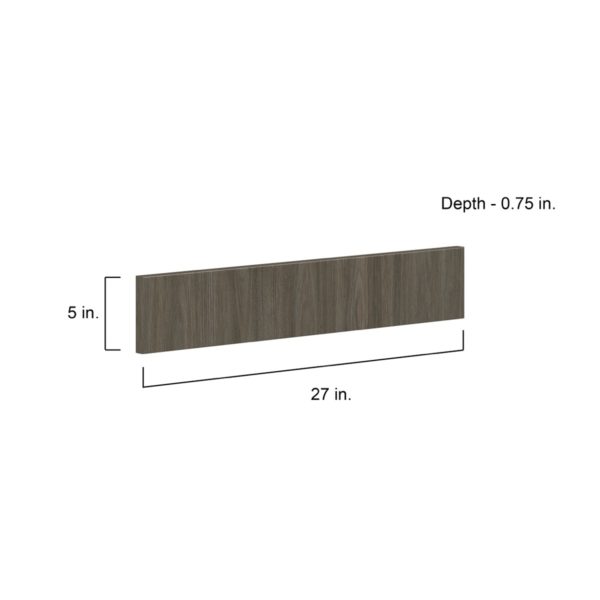 Cordyline Texmel Slab Walnut Slab 27x5x0.75 in. Drawer Front