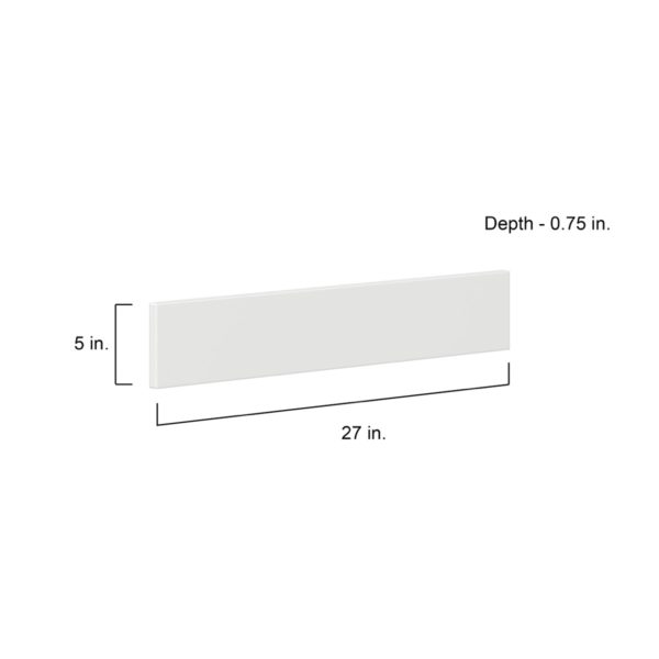 Magnolia Painted Bright White Slab 27x5x0.75 in. Drawer Front