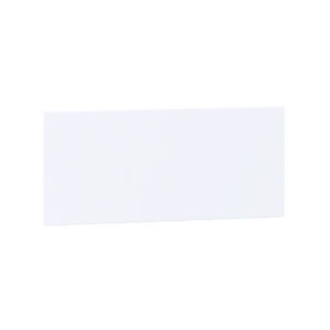 Lily Bright White  Slab 33 x 15 x 0.75 in. Drawer Front