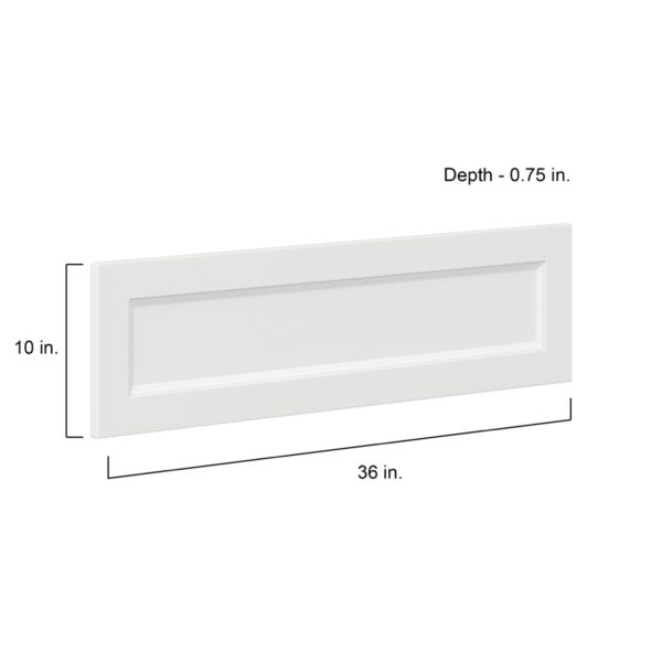 Magnolia Painted Bright White Recessed 36 x 10 x 0.75 in. Drawer Front