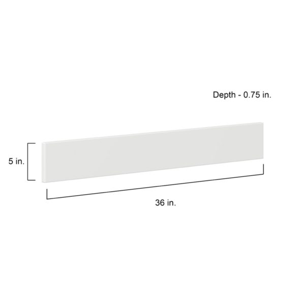 Magnolia Painted Bright White Slab 36x5x0.75 in. Drawer Front