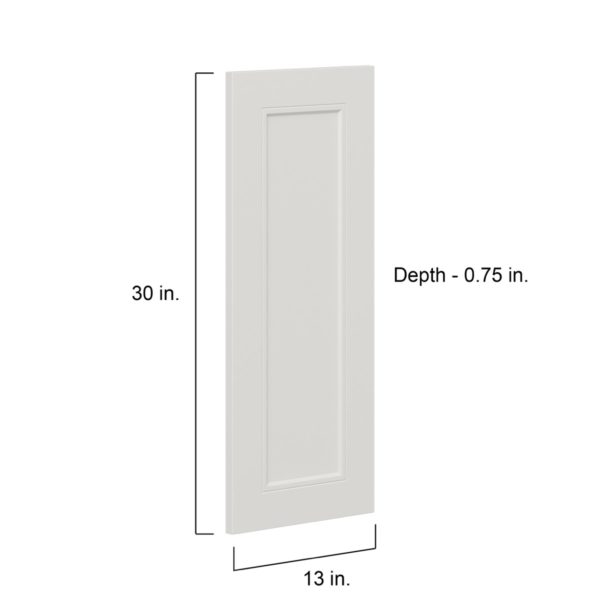 Wisteria Painted Light Gray Recessed 11 x 30 x 0.75 in. Door