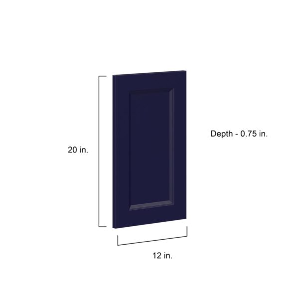 Camellia Painted Midnight Blue Recessed 12 x 20 x 0.75 in. Door