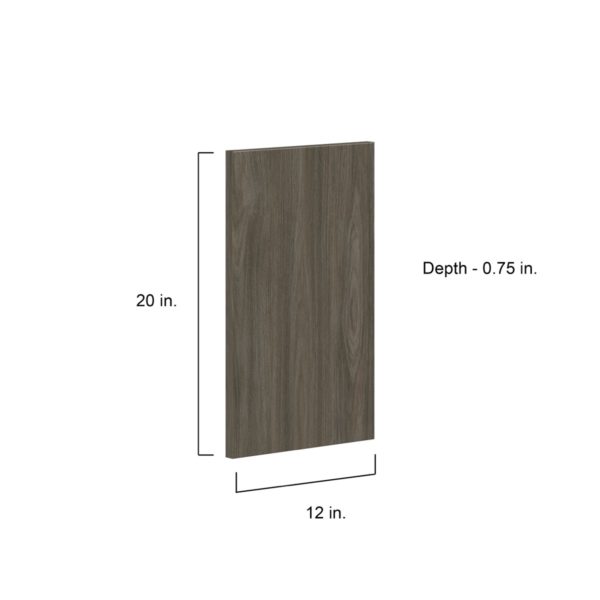 Cordyline Textured Slab Walnut 12 x 20 x 0.75 in. Door