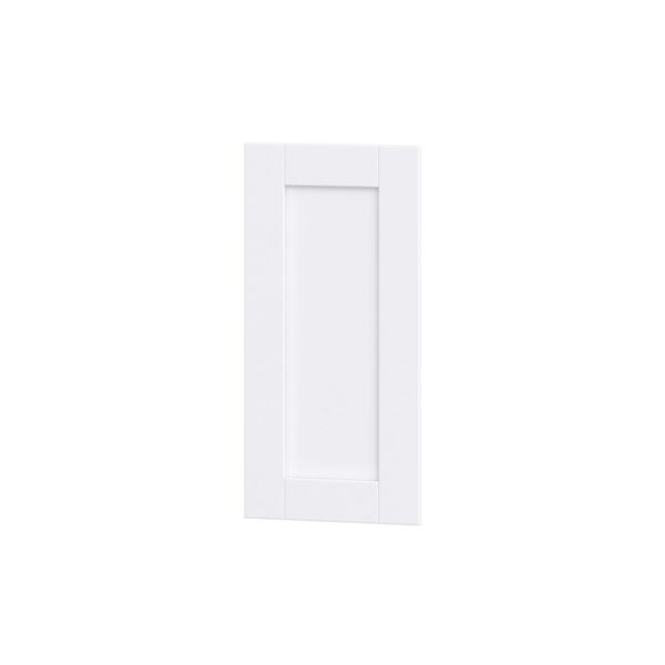 Dahlia Bright White  Shaker 12 x 25 x 0.75 in. Door