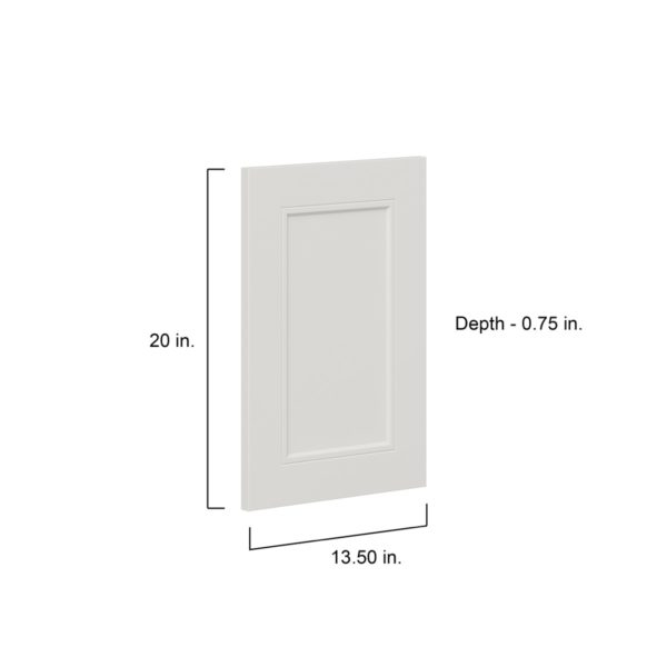 Wisteria Painted Light Gray Recessed 13.5 x 20 x 0.75 in. Door