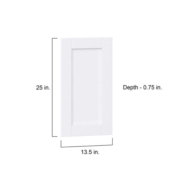 Dahlia Bright White  Shaker 13.5 x 25 x 0.75 in. Door