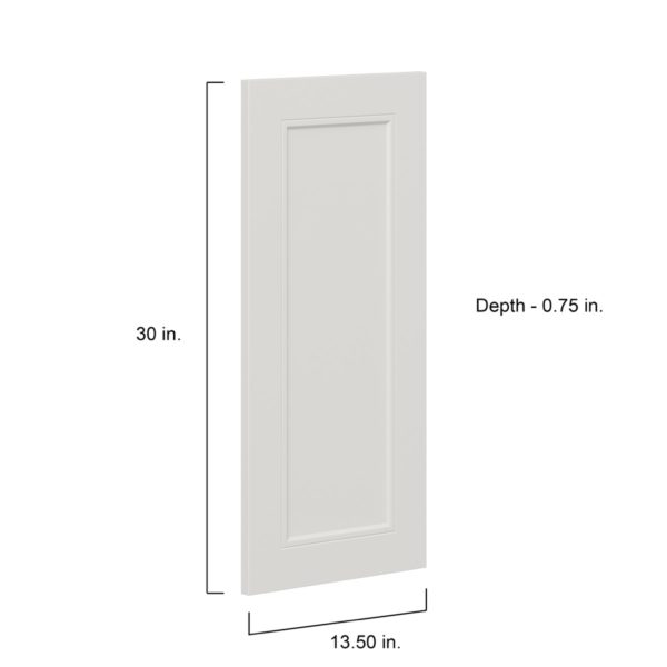 Wisteria Painted Light Gray Recessed 13.5 x 30 x 0.75 in. Door