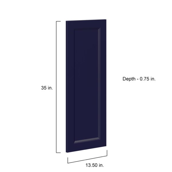 Camellia Painted Midnight Blue Recessed 13.5 x 35 x 0.75 in. Door