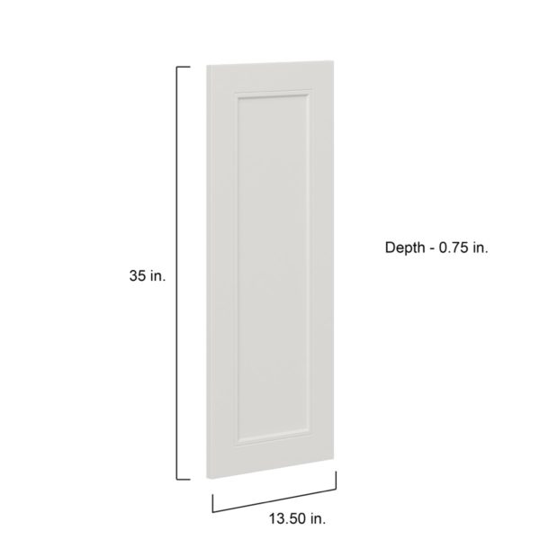 Wisteria Painted Light Gray Recessed 13.5 x 35 x 0.75 in. Door