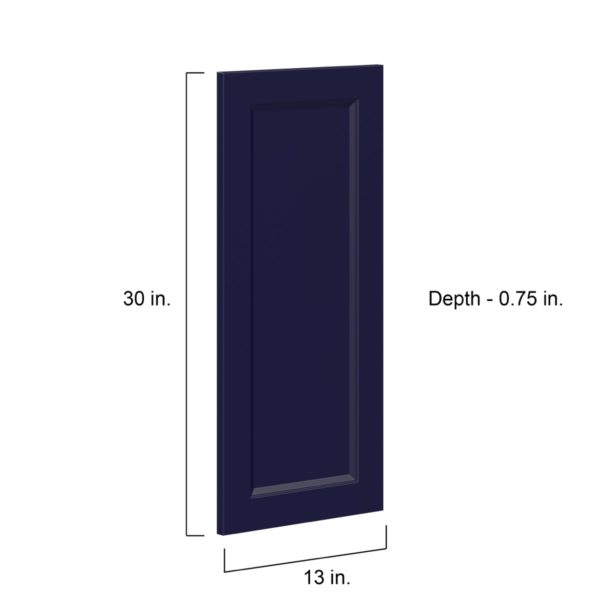 Camellia Painted Midnight Blue Recessed 13 x 30 x 0.75 in. Door