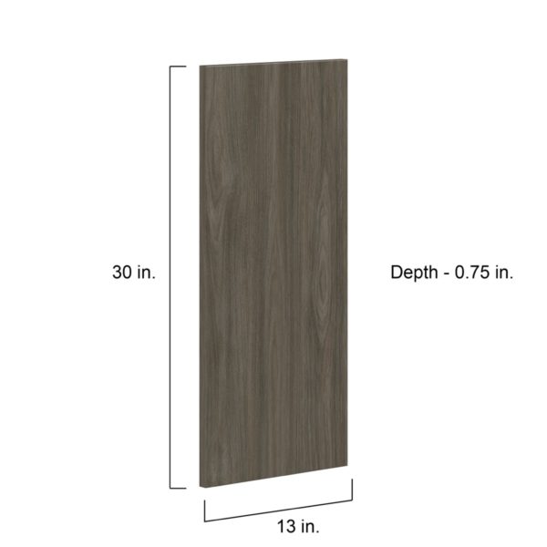 Cordyline Textured Slab Walnut 13 x 30 x 0.75 in. Door