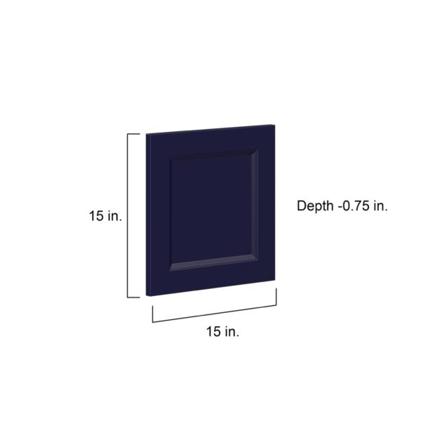 Camellia Painted Midnight Blue Recessed 15 x 15 x 0.75 in. Door