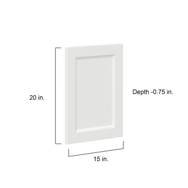 Magnolia Painted Bright White Recessed 15 x 20 x 0.75 in. Door