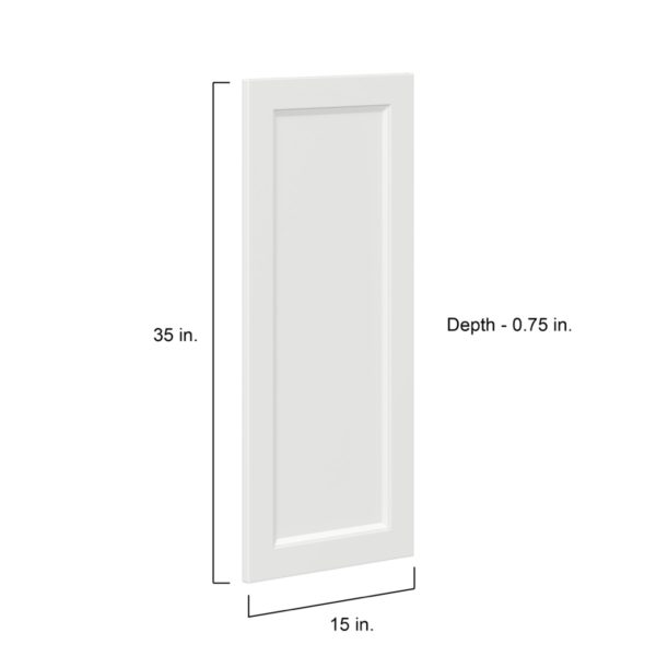 Magnolia Painted Bright White Recessed 15 x 35 x 0.75 in. Door